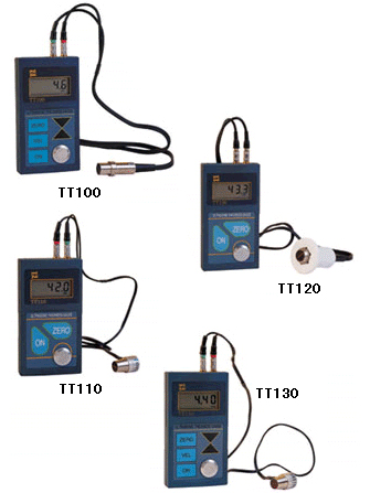 TT100110120130系列手持式超声波测厚仪